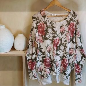 Abercrombie & Fitch Floral Print Sweater